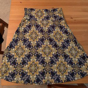 Bright Flowing Knit Skirt